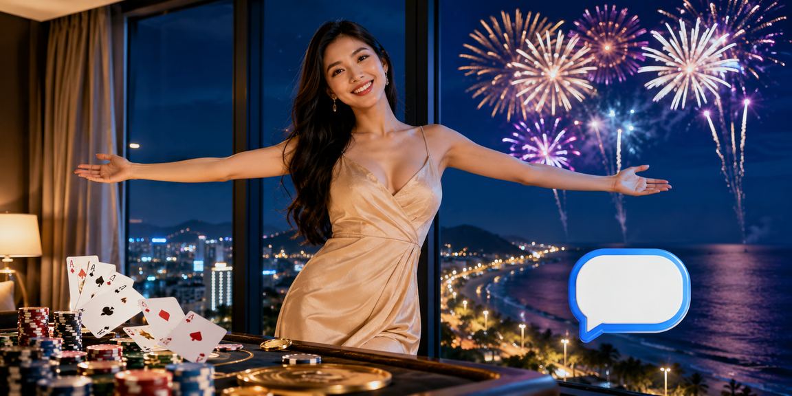 Người chơi thưởng thức cược casino trên điện thoại tại biển Vũng Tàu
